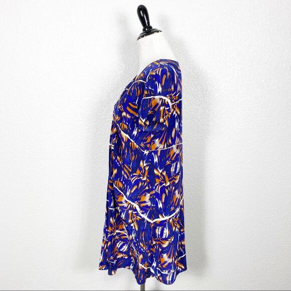 Kenzo Womens 100% Silk Torn Flowers Print Dress Size X-Small - Picture 7 of 13